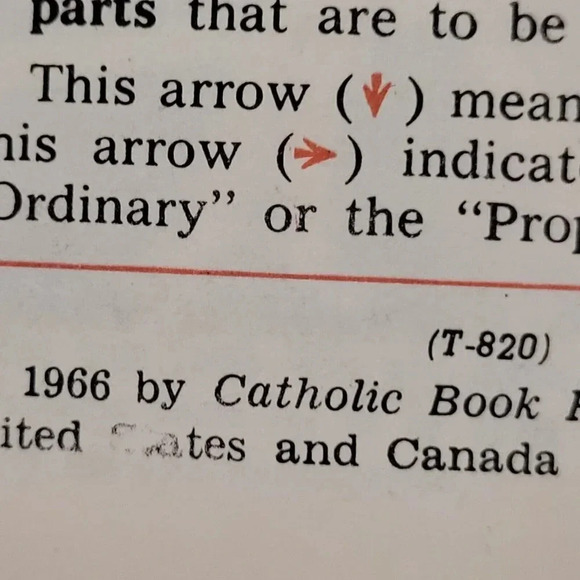 New Saint Joseph Sunday Missal And Hymnal 1966 Vintage Catholic - Picture 3 of 3